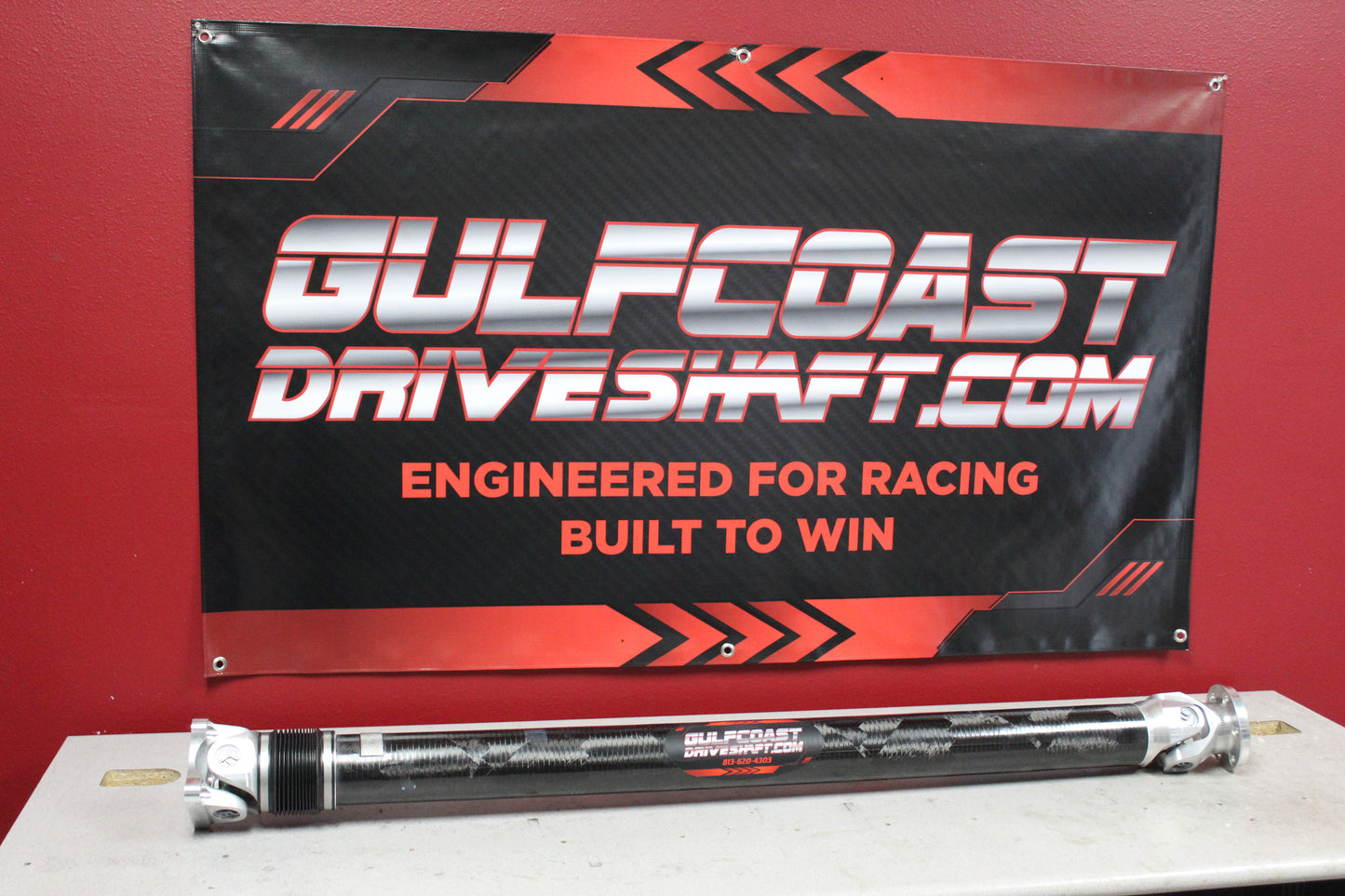 Ford Mustang Shelby GT350 Manual 3.25” 1350 Series Carbon Fiber Slip Shaft  DS-MUSGT350-325CF